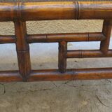 Table basse en faux bambou