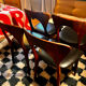 Set of 4 Scandinavian teak chairs