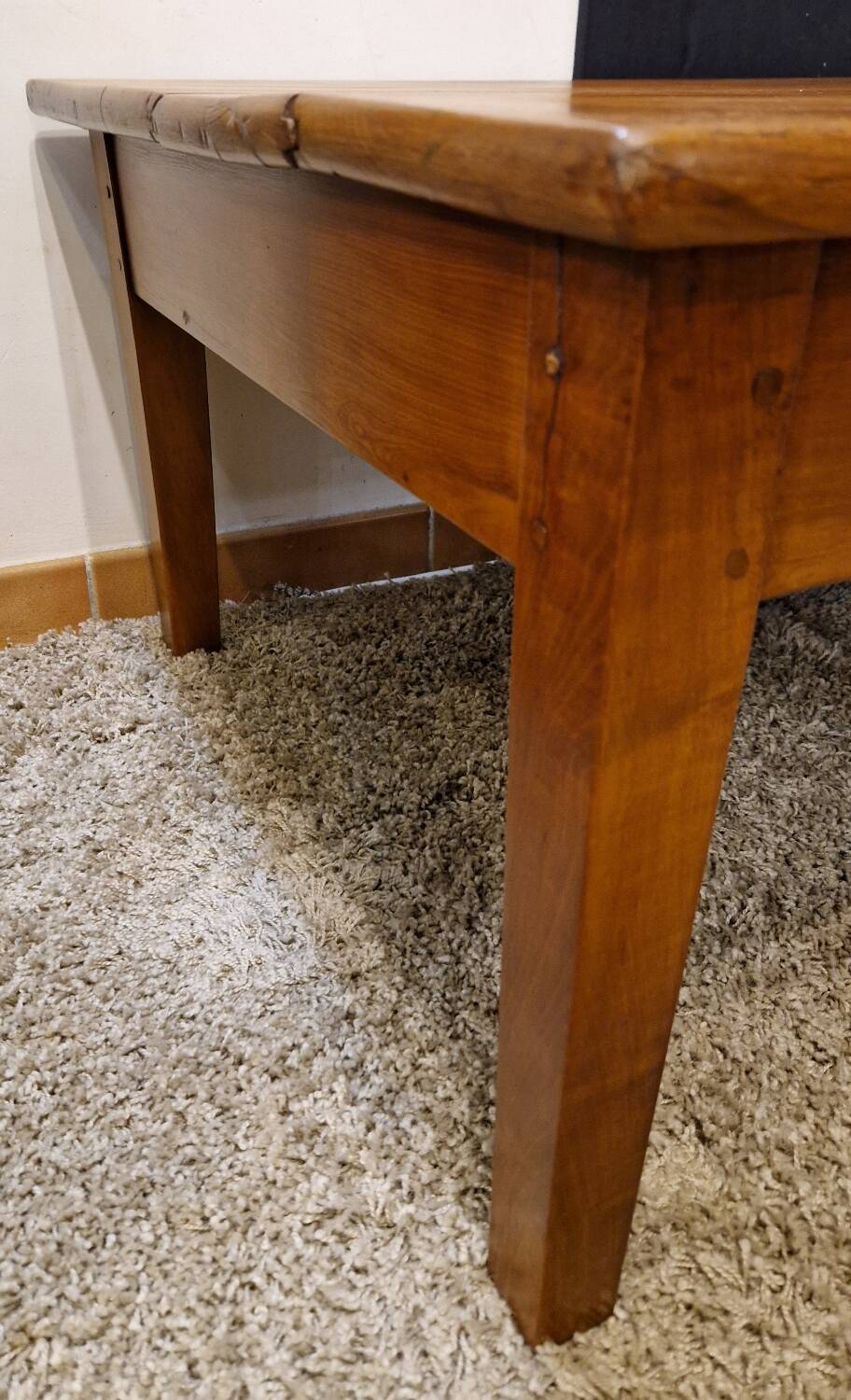 Cherry wood coffee table