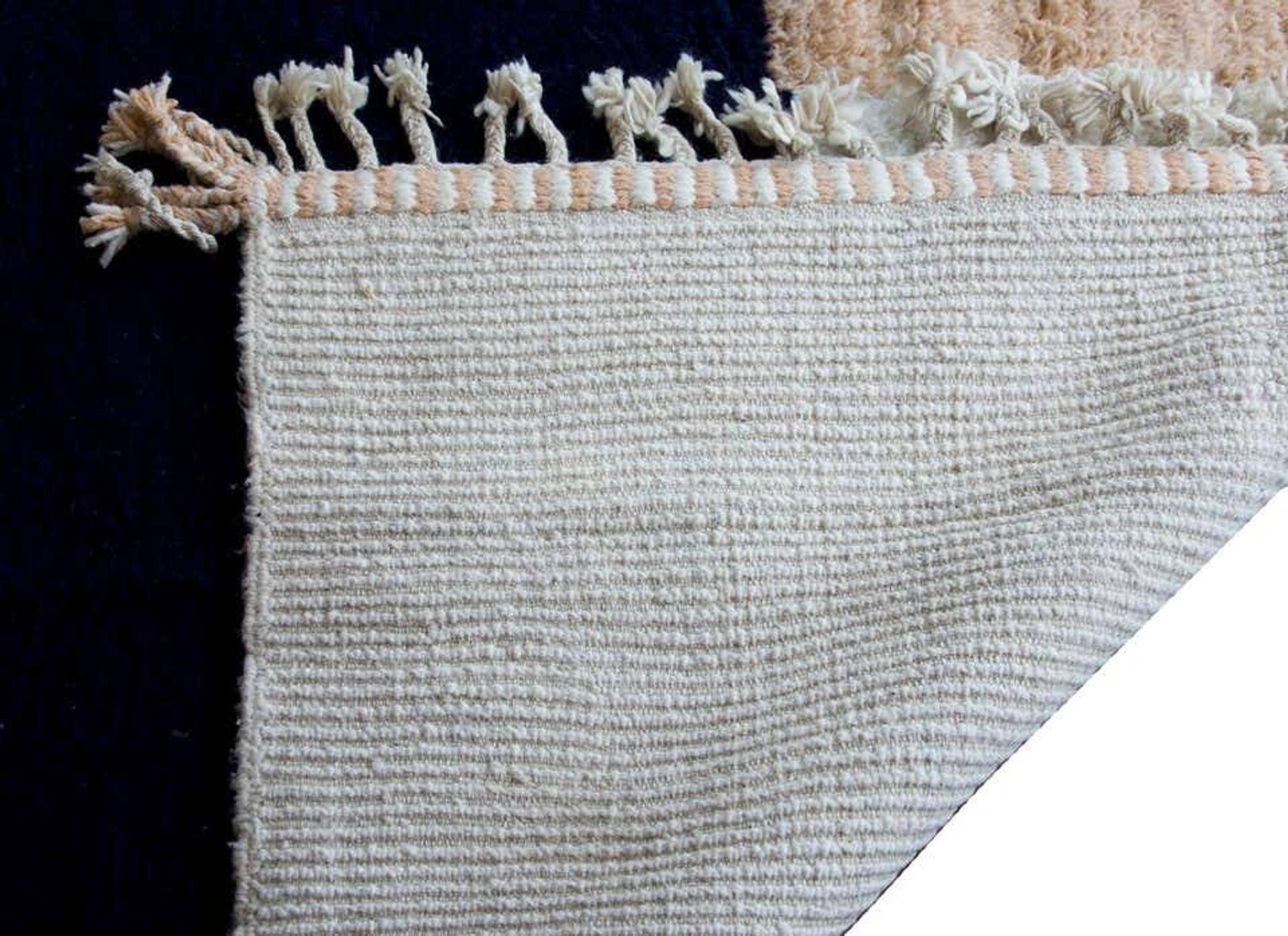 Petite tapis en laine Marocain  200cmx100cm traditionnel coton