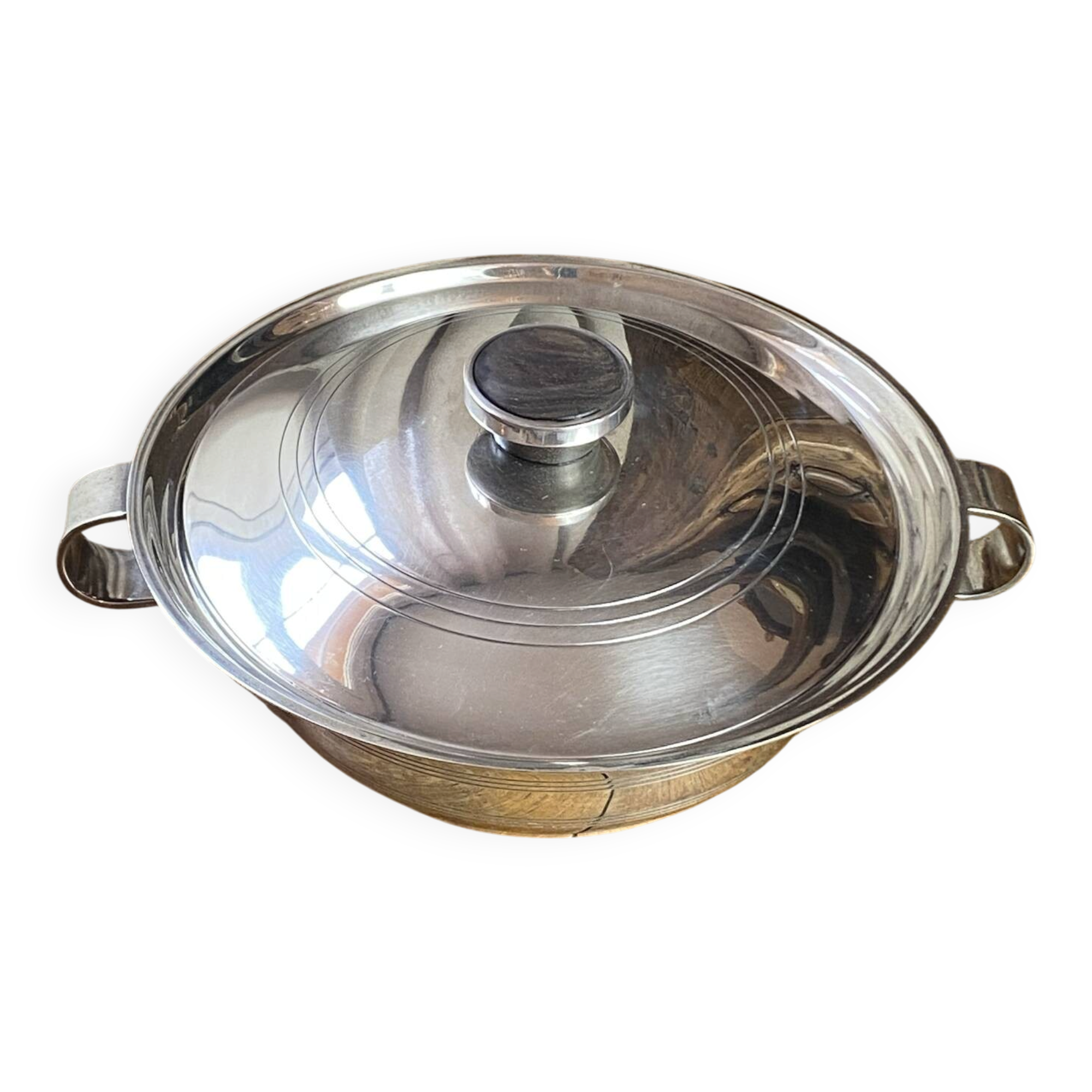 Silver-plated vegetable dish, Frères Saglier