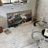 Photo on wood chalet 60s