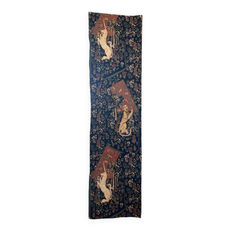 Wall tapestry panel.