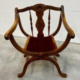 Dagobert armchair with red upholstery