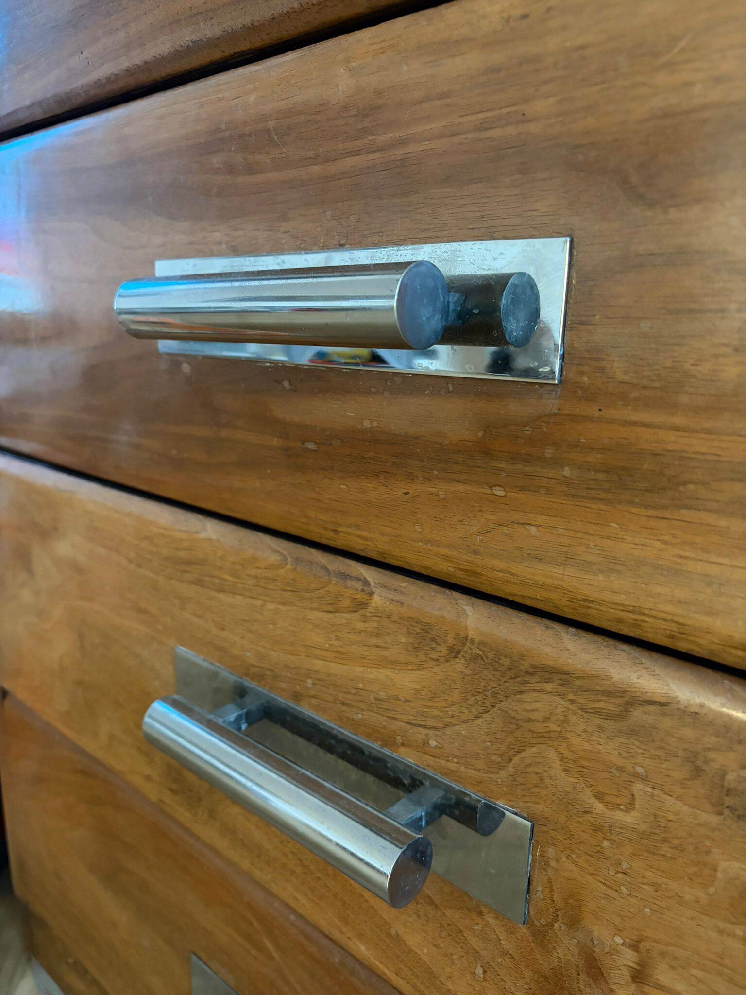 Bar cabinet with mirror from the 1930s