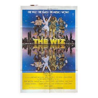 Original cinema poster "The Wiz" Michael Jackson 69x104cm 1978