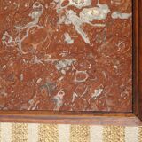 Art Deco period bedside table with marble top