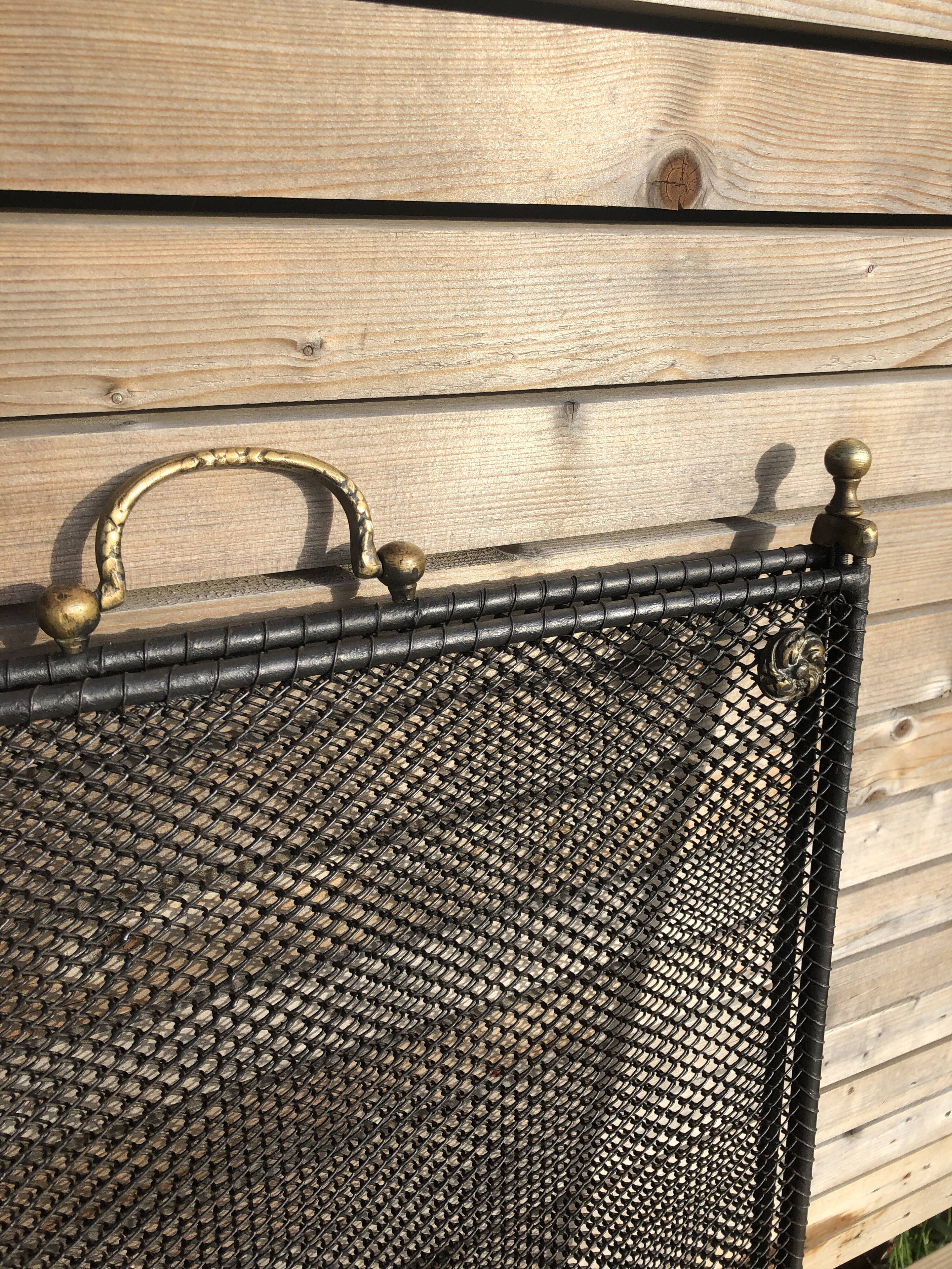 Iron and brass firewall