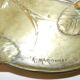 Beautiful empty cut pocket in gilded bronze, signed A Marionnet ( 1852 1910 ), in perfect condition