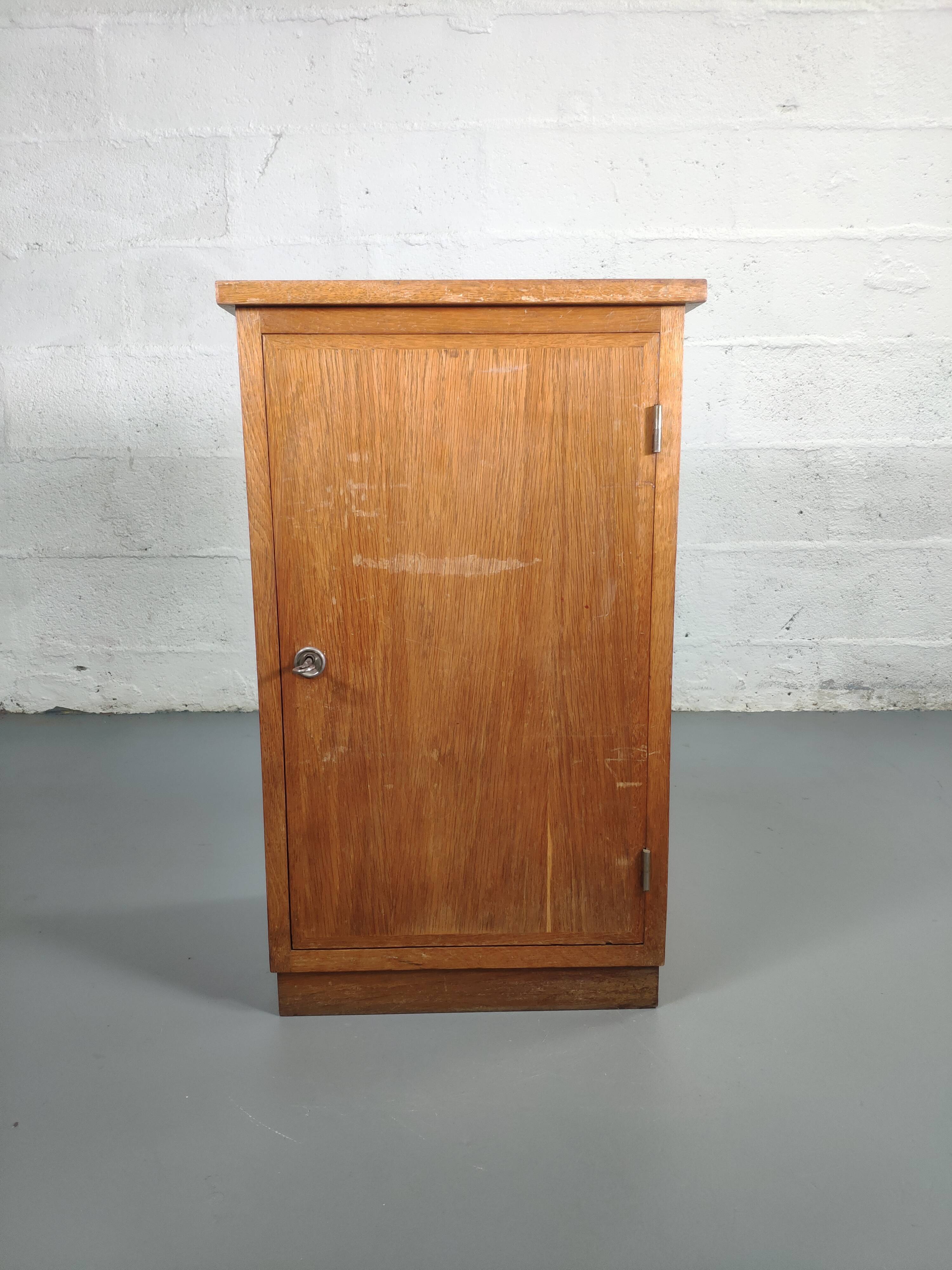Old cabinet binder a door