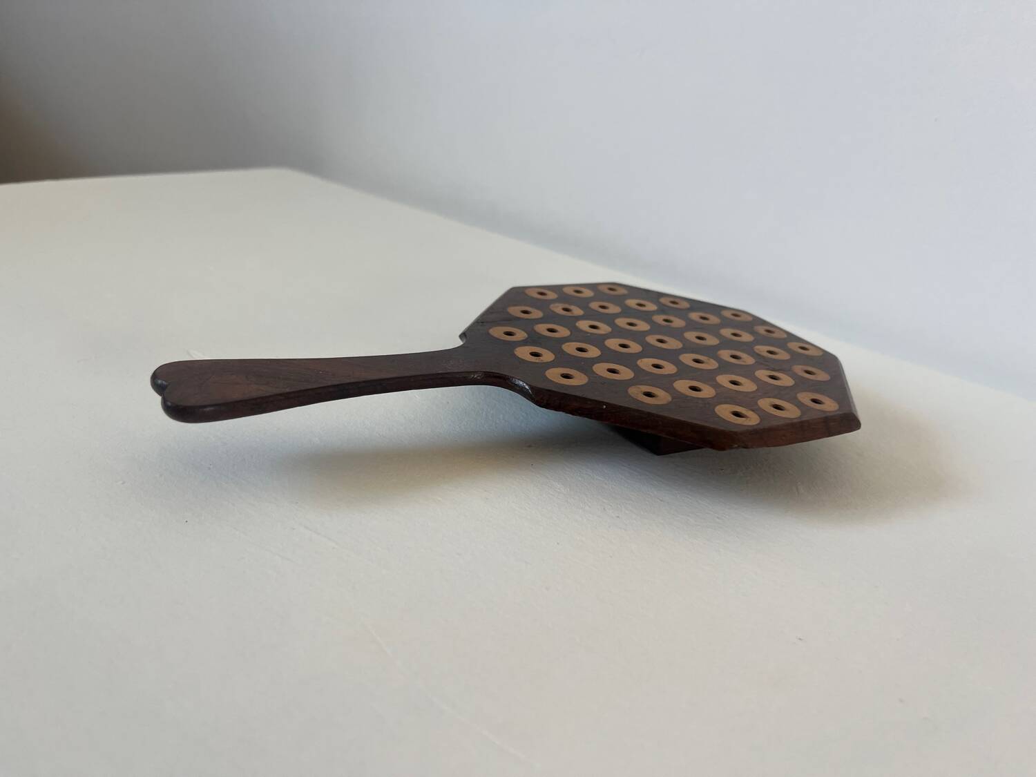 Antique wooden solitaire