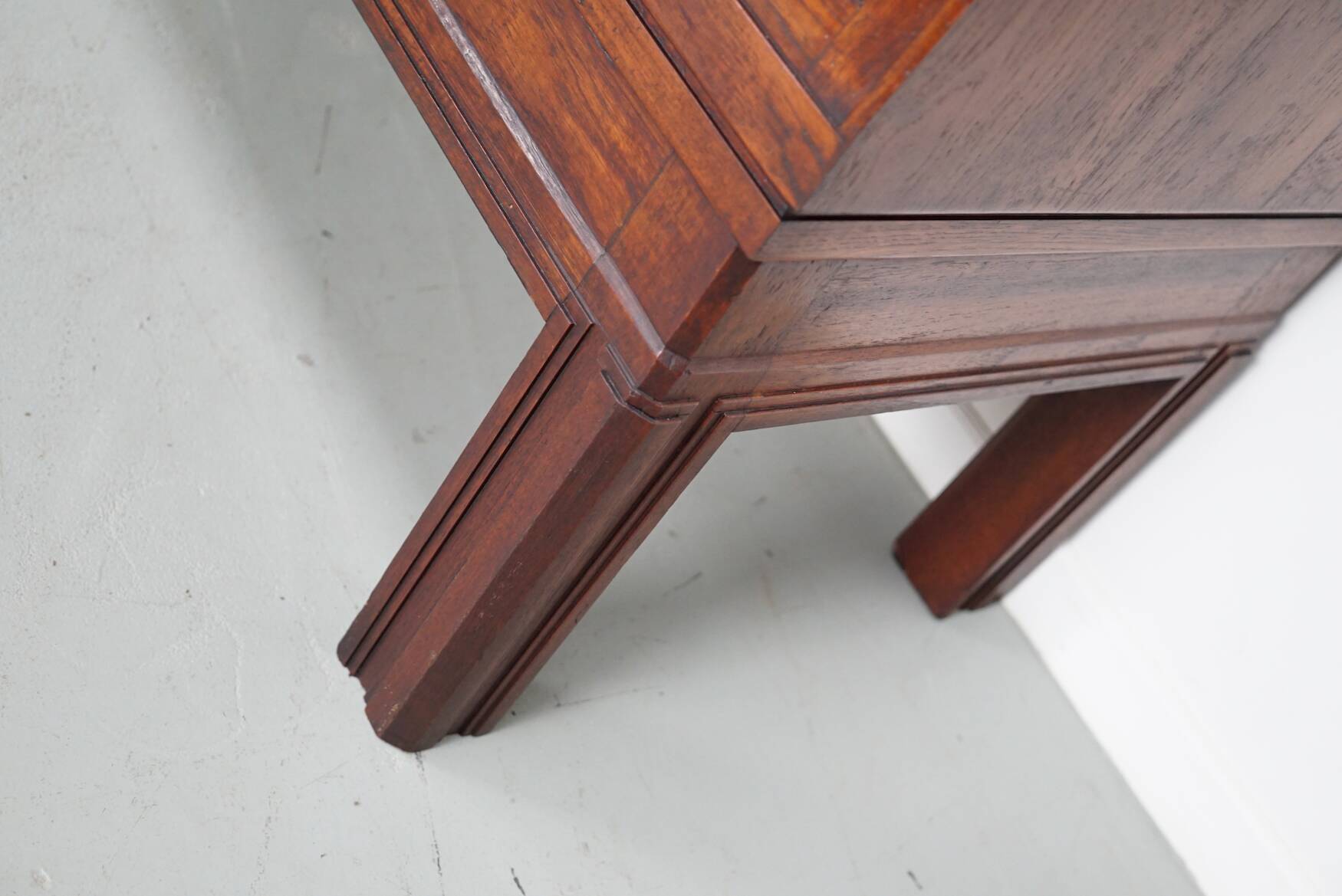 Antique Dutch Oak Apothecary / Filing Cabinet, 1920s