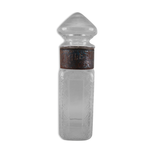 Bocal bonbons verre moulé