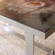 Vintage coffee table in glazed ceramic and metal – 1970s