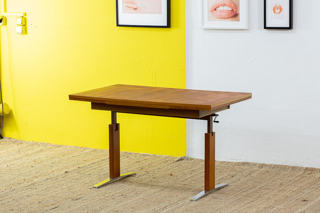 Vintage teak coffee table 118 cm