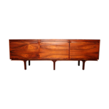 Sideboard in rio-rosewood by Gianfranco Frattini for Bernini - Italy - 1960's
