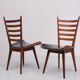 Cees Braakman curved ladder chairs 1950s Holland