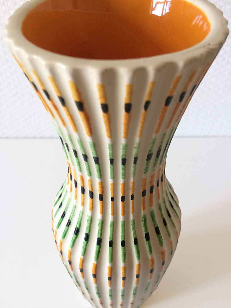 Saint-Clément vintage ceramic vase, 1960s