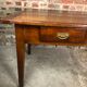 Dark walnut farmhouse table 1900s