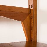 Poul Cadovius extra-large teak wall unit for Cado, 1960s.