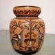Terracota vase Arno Montopoli Italy 30s decorated with Peacocks
