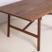 Table à manger en chêne par un ébéniste danois, années 1960, Danemark