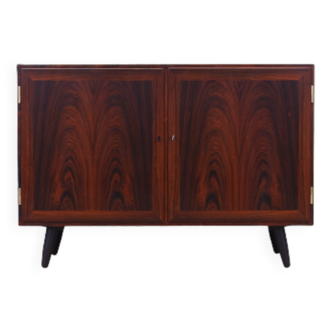 Rosewood cabinet, Danish design, 1970s, designer: Carlo Jensen, manufacturer: Hundevad