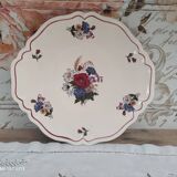Sarreguemines eared pie or cake dish, Agreste model