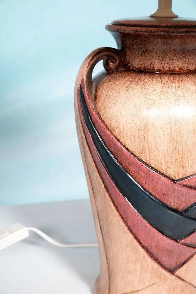 Scandinavian bohemian table lamp from the 70s/80s, postmodern.