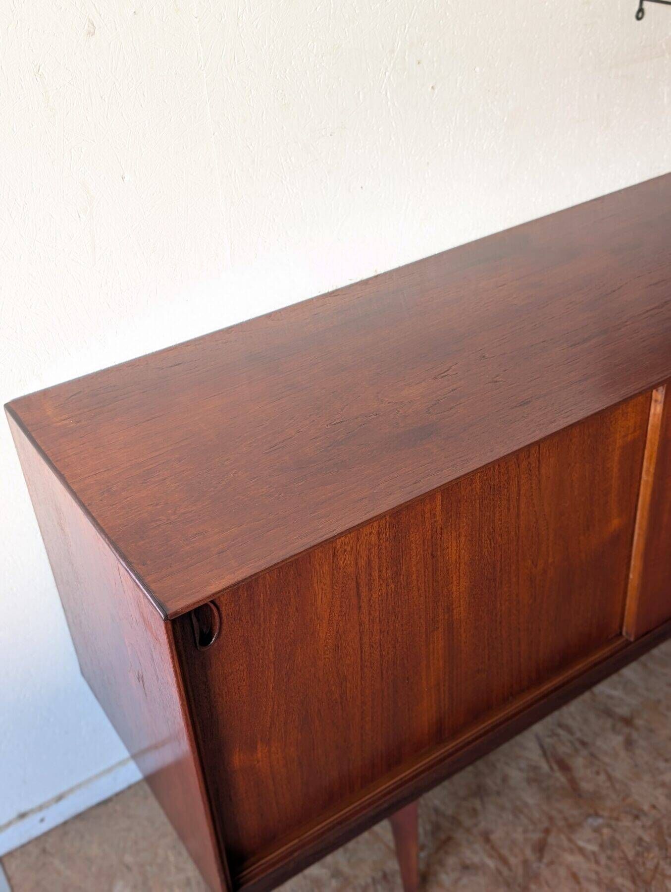 Teak enfilade "Paola" by Oswald Vermaercke published by V-Form, 1950s/60s.