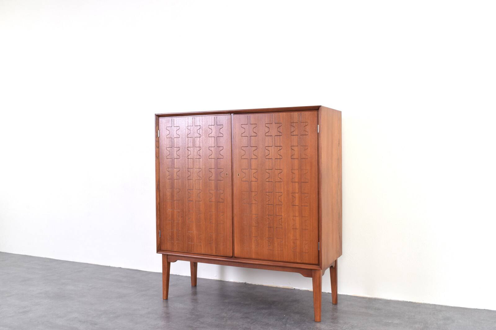 Mid-Century Teak Highboard by Rastad & Relling for Eidsfjord Møbelfabrikk,