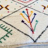 Tapis berbère à motifs colorés