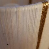 Old gold brass lamp cotton spinning