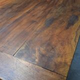 Passementier table with wooden drawers Walnut - France Lyon 1880'