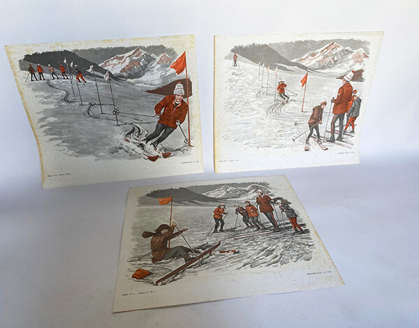 Série de 3 affiches