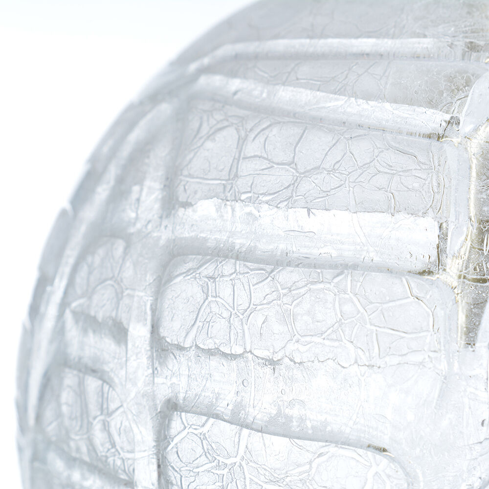 Large Ball Frosted Glass Ceiling Light by Doria, Germany 1970s