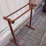 Vintage bamboo towel holder