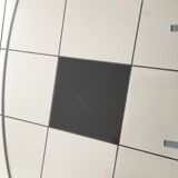 Metal table and glass ikea 1980