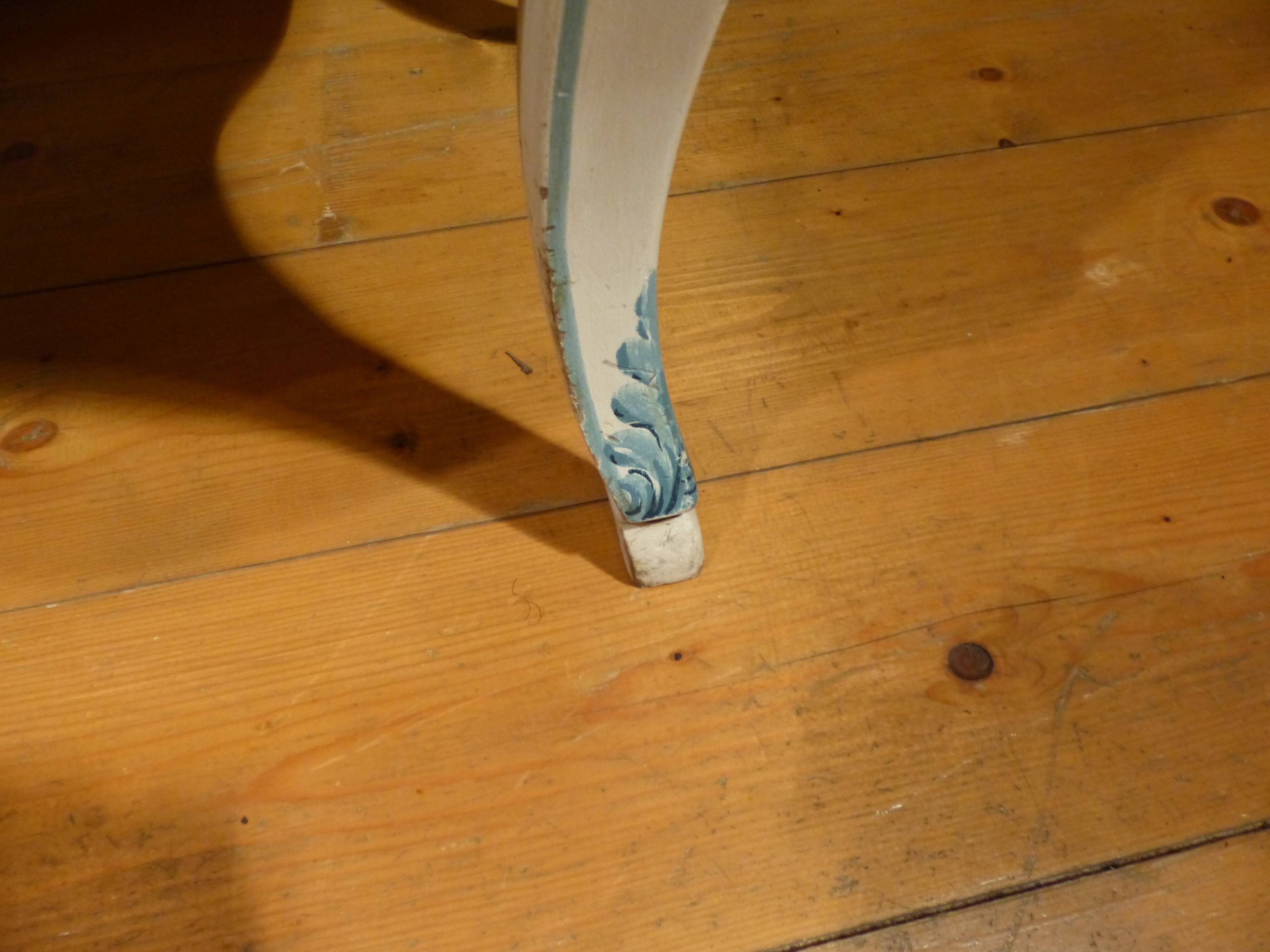 Italian dresser two drawers décor on beige background