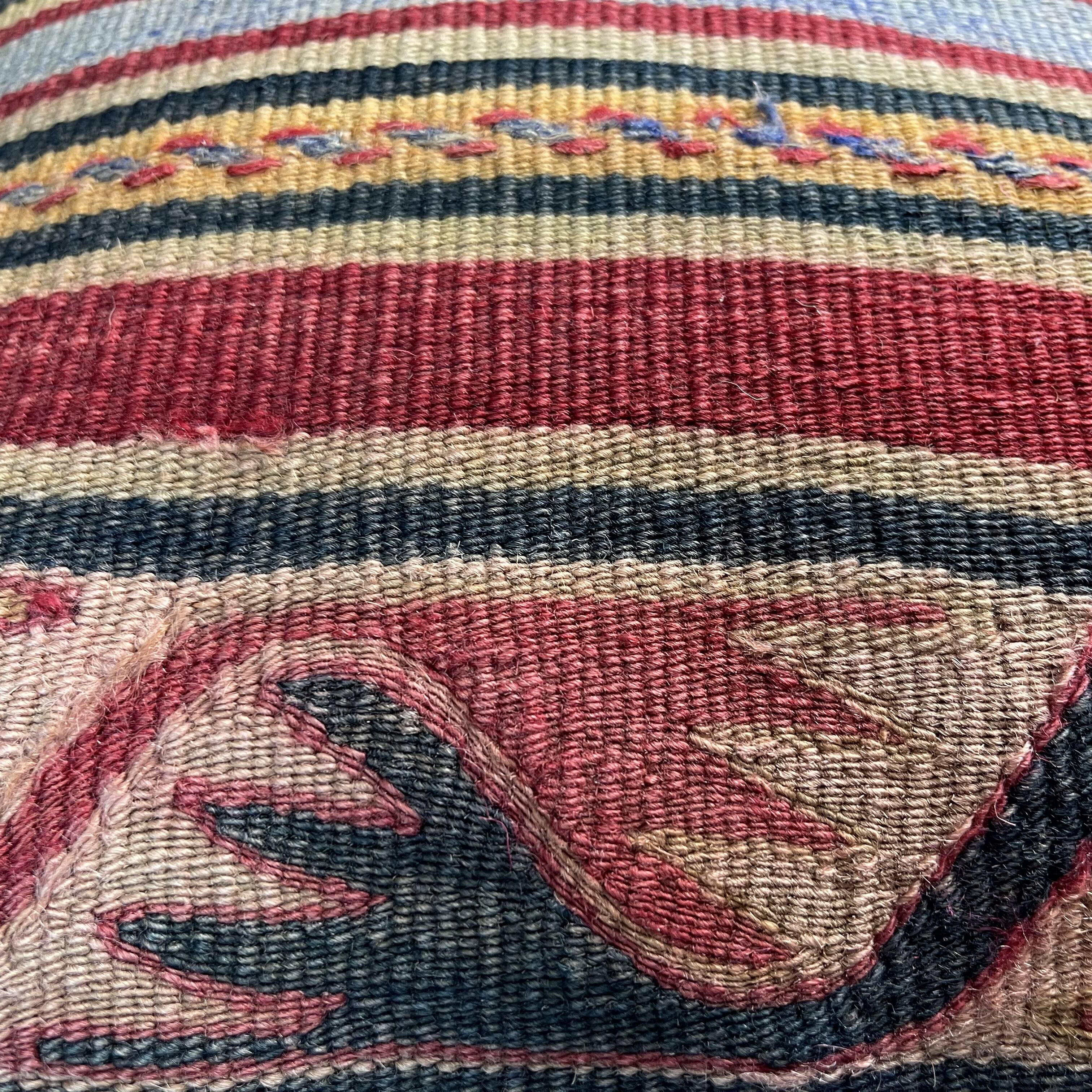 Vintage Turkish kilim cushion cover 40 x 40 cm