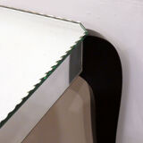Mirror Art Deco coffee table - curved feet