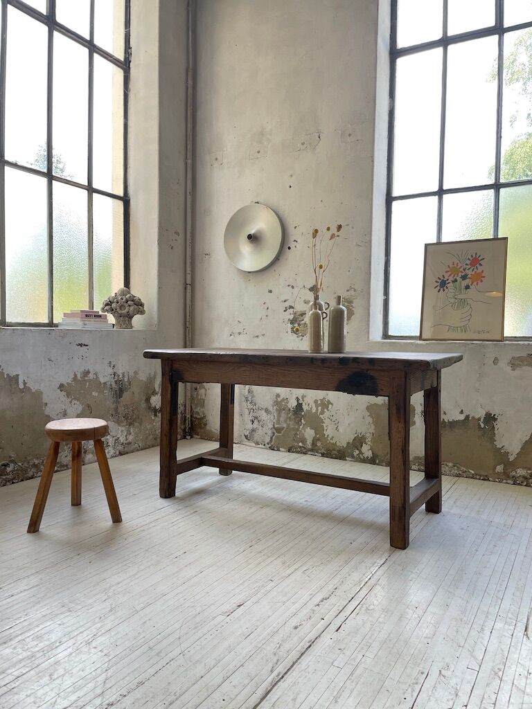 Work farm table established oak