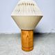 B-243 Wood & Sisal Table Lamp By Hans-Agne Jakobsson For Ab Ellysett, Sweden 1960S