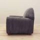 Grey velour armchair, Italian design, 1980s, production: Italy