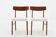 1960s Pair of Danish Teak Chairs, Restored