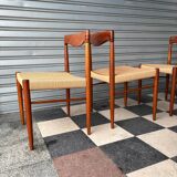 Set of 4 chairs by H.W. Klein for Bramin