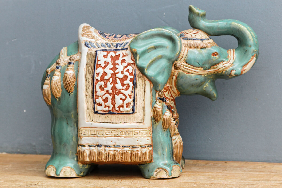 Ceramic elephant from China