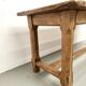 Table de ferme XIXe siècle en chêne et noyer