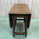 English folding table called -Gateleg- oak from the 1930s