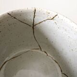 Speckled glazed stoneware soup tureen, Stoneware from the Marais.